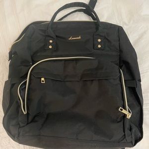 Black computer backpack